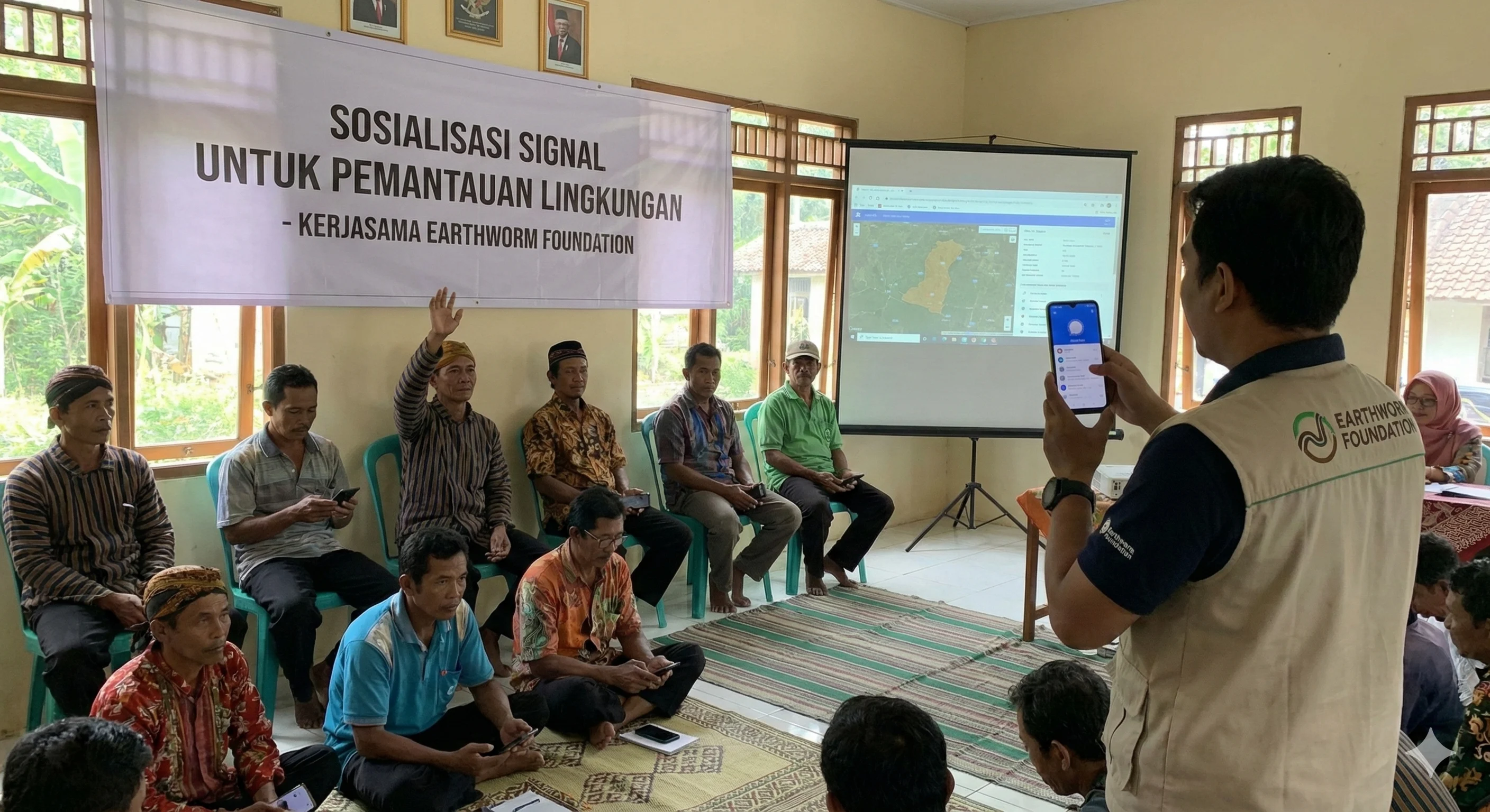 Signal Socialization for Environmental Monitoring